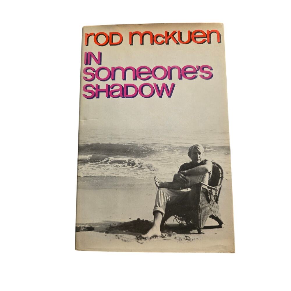 Rod McKuen In Someone's Shadow HC DJ 1970 Cheval Random House Love Poems